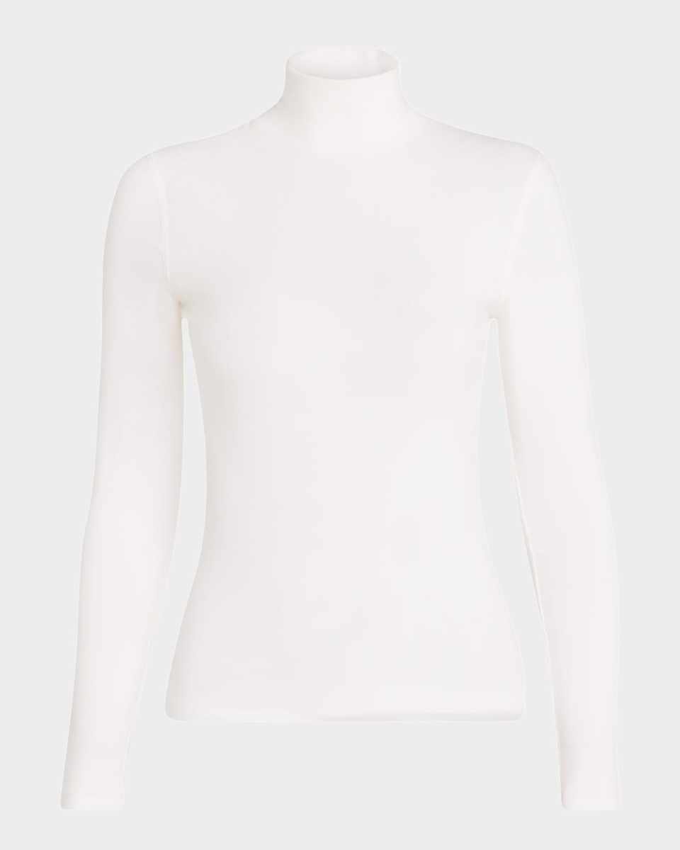 Ribbed Turtleneck Top